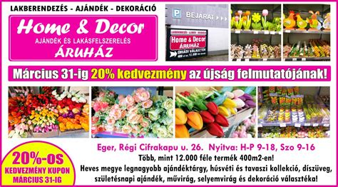 home and decor ajándék lakásfelszerelés áruház